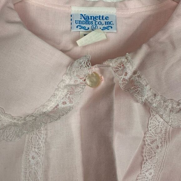 Nanette Undies Co. Inc Pink Bed Jacket size Medium - Picture 8 of 8